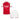 Conjunto Infantil Arsenal Home 23/24 - Vermelho